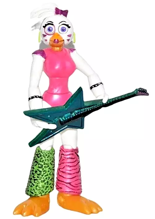 GLAMROCK CHICA action figure size8 FNAF Five Nights at Freddy's