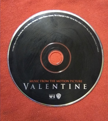 Valentine Soundtrack 2001 CD DISC ONLY Linkin Park Static-X Deftones Disturbed
