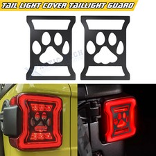 Paw Taillight Cover Guard Decorative Protector For Jeep Wrangler JL JLU 2018+