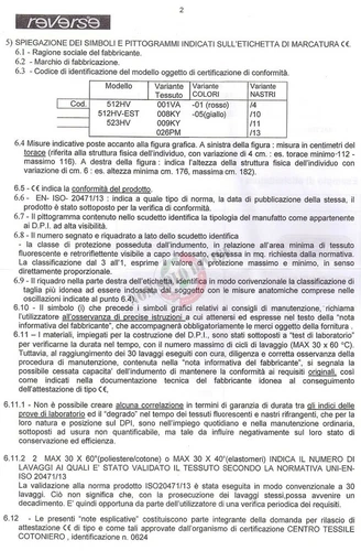 Pantalone Professionale Certificato Oversky Originale Reverse 118 Soccorso 555UT - Foto 13 di 17