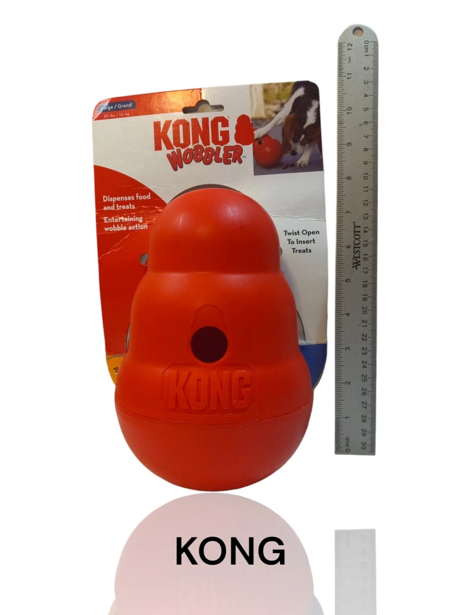 Kong Wobbler Large Dog Chew Toy Red New!