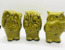 Urban Trends Collection Ceramic Owl Trio “No Evil” (G13)
