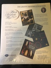 Creative Memories Black Scrapbook 15 Pages 8 1/2 x 11 RCM-11BL New Sealed