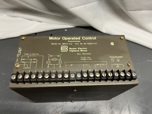 Basler Motor Operated Control Moc 2502 Excellent Potentiometer