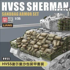 Heavy Hobby Lanmo 1/35 HVSS SHERMAN SANDBAG ARMOR SET LM-35034