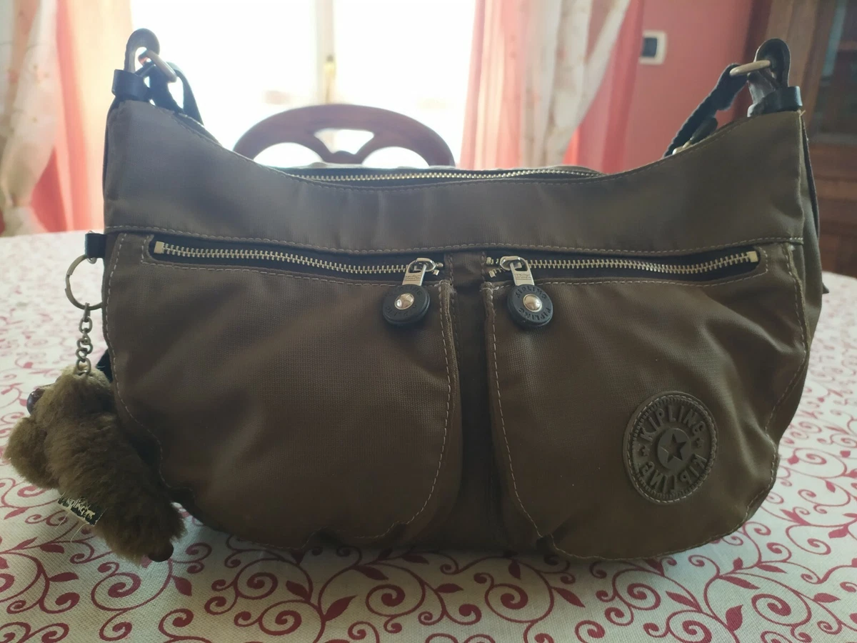 Kipling borsa a mezzaluna con tracolla regolabile