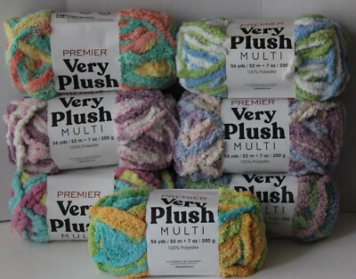 Premiere Very Plush yarn- Jumbo 7- Polyester- sold per skein