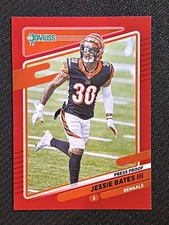 2021 Panini Donruss Football Jessie Bates III Red Press Proof Bengals #217