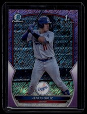 2023 Bowman Chrome #BCP-187 Jesus Galiz Prospects Shimmer Refractor