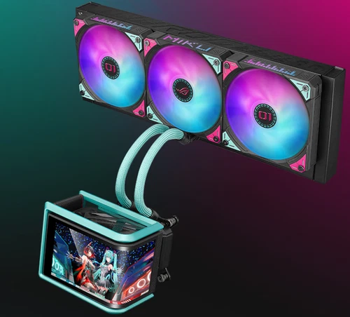 ASUS ROG RYUO IV 360 ARGB Hatsune Miku Liquid Cooler Aesthetic version