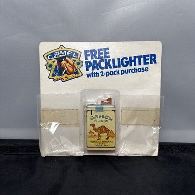 Camel Brand Filter Pack Cigarette Butane Lighter Vintage 1990s Promotional Works