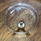 Pyrex Glass Lid 624C Ribbed Clear Round Replacement 8 3/4” Outer Rim *NO CHIPS*