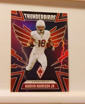 Marvin Harrison Jr THUNDERBIRDS #/249 Purple Fade - 2025 Panini Phoenix #1