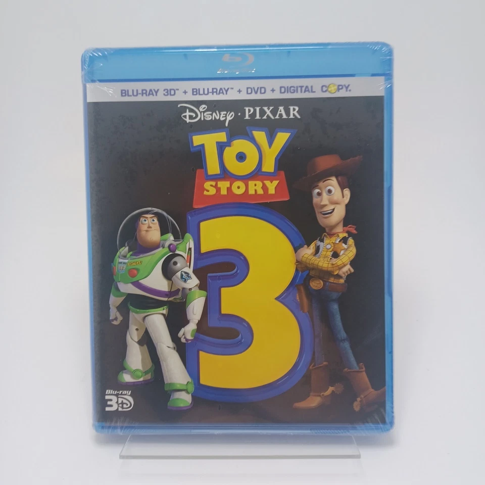 Toy Story 3 3D Blu-ray DVD Digital Copy, 2011, 5-Disc Set w Lenticular Slipcover Foto 2 de 2
