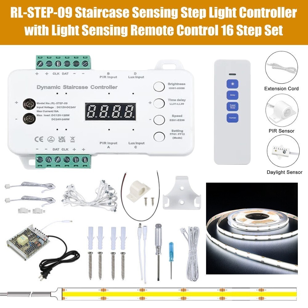 Illuminazione a LED dimmerabile per scale 2700K-4000K foto 4