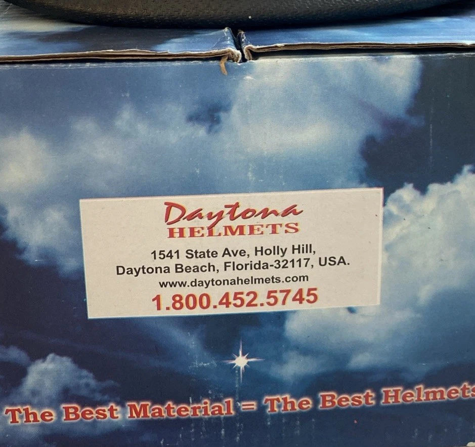 CASCO ALEMÁN AZUL DATONA BAJO PERFIL MOTOCICLISTA MOTOCICLISTA Foto 3 de 4