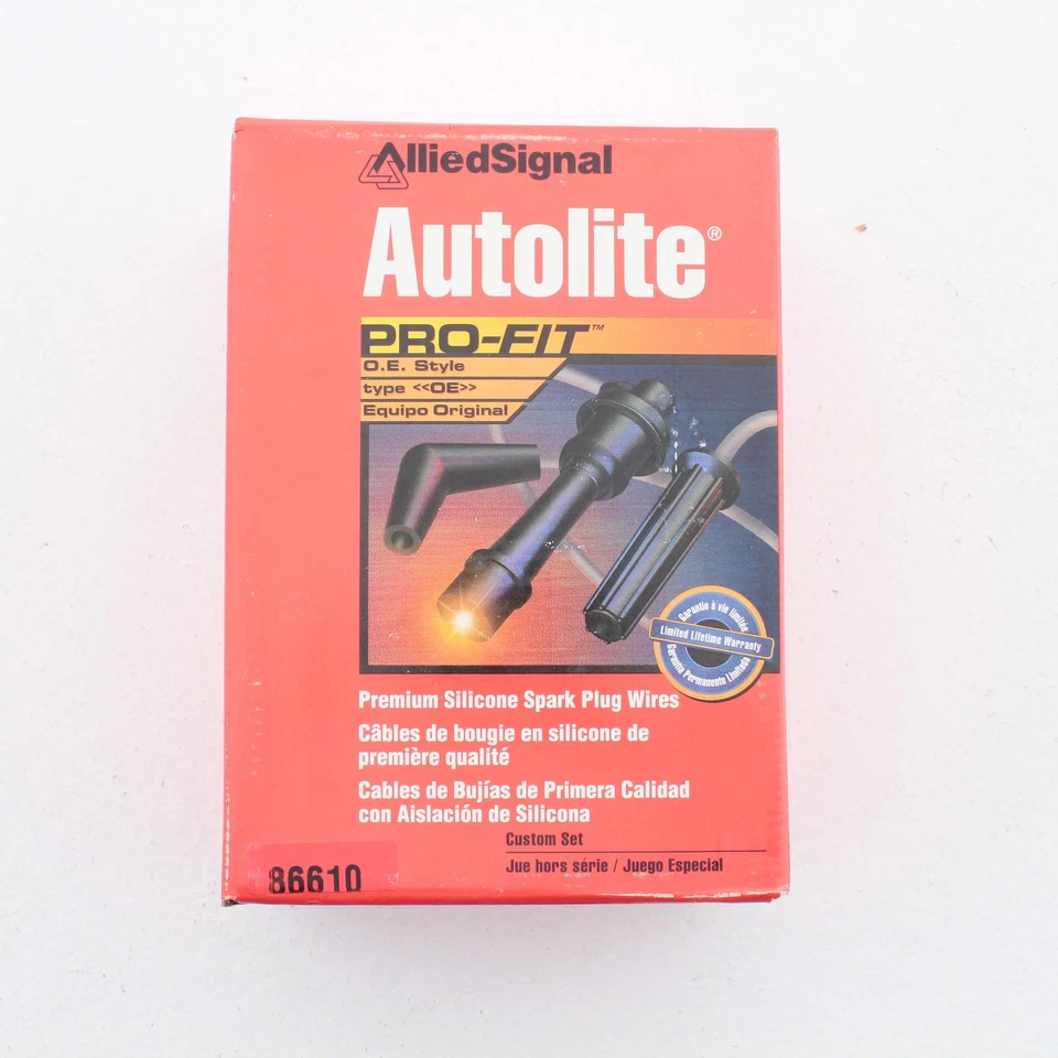 Cables de encendido de bujía Autolite 86610 para 79-86 Colt Mirage 1,5 L 1,6 L 6 cables Foto 4 de 4