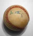 Don Mattingly Single Signed American League Bobby Brown Baseball