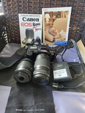 Canon EOS Rebel With Lenses In Pre Owned Untested Condition As Is K3