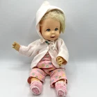 Vintage 1965 Mattel 17” Baby Teenietalk Doll w/Pull String Talks Mouth Moves /cb