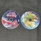Super Mario Galaxy 1 & 2 (Nintendo Wii, 2007 & 2010) Disc Only NEEDS RESURFACING