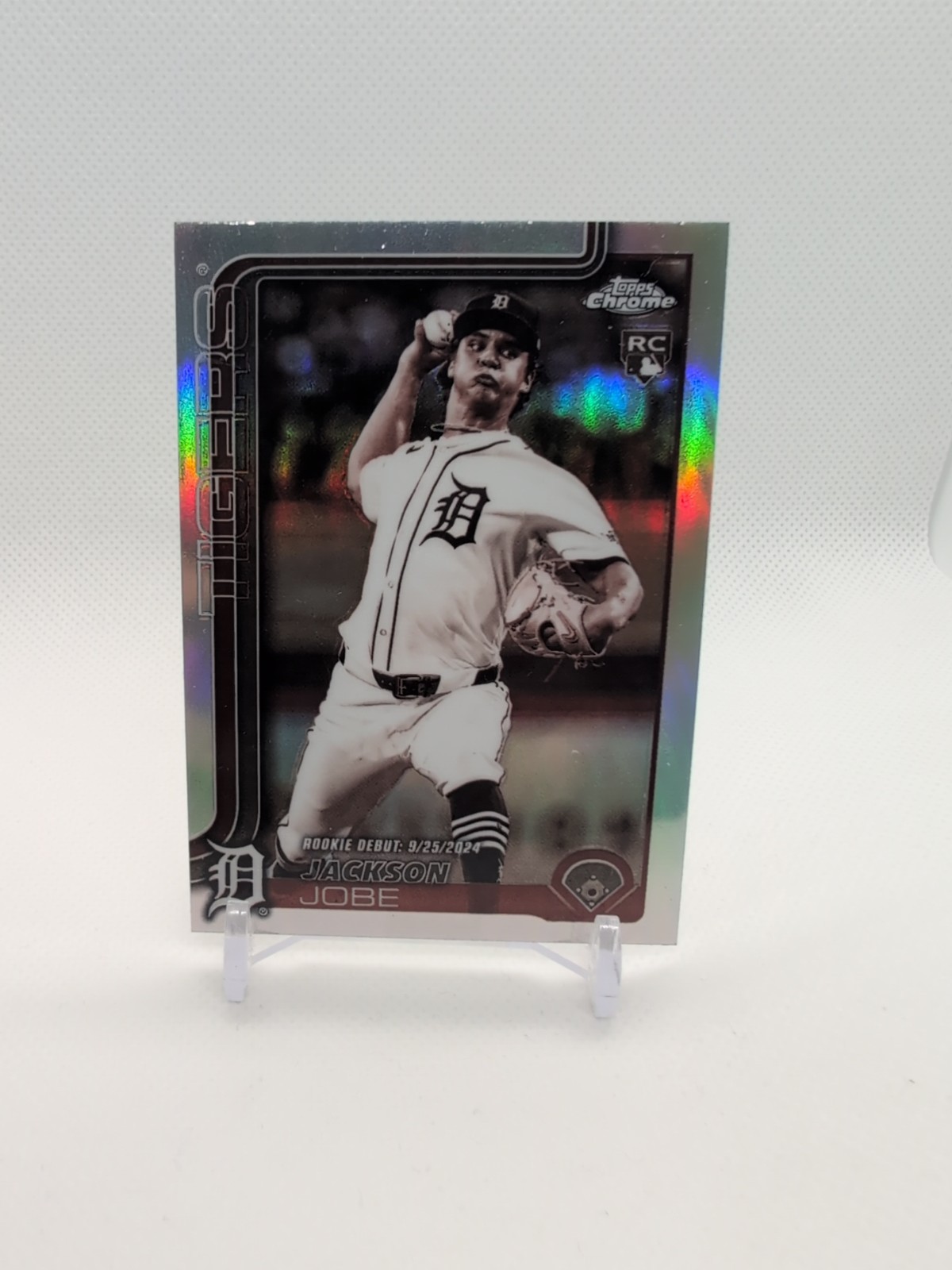 2025 Topps Chrome - Jackson Jobe #249 Sepia Refractor (RC)