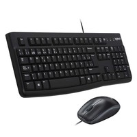 Logitech MK120 Wired Keyboard And Mouse Combo For Windows, Qwerty Spanish Layout