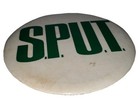 Vintage Button | 2.25” Round Pin | SPUT S.P.U.T. | Philadelphia Badge Co. | RARE — photo 2