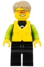 LEGO® Minifig cty0757 - Beachgoer - Kayaker
