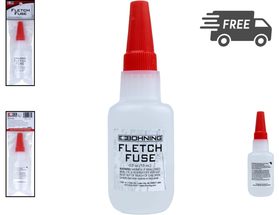 Archery Glue Instant Fletch Fuse For Vanes Nocks All Shaft Types - Image 2 of 4