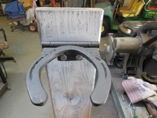 🐴  HORSESHOE GATE LATCH 2 "  Opening Handmade # 296 HEAVY DUTY