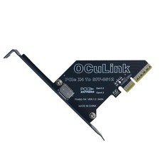 PCIe 4.0 x4 to Oculink External SFF8612 Adapter Card eGPU Dock Mini PC