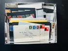 World GB Job Lot Kiloware Glassines Stock cards Stamps FDC Mix In Box (Video)