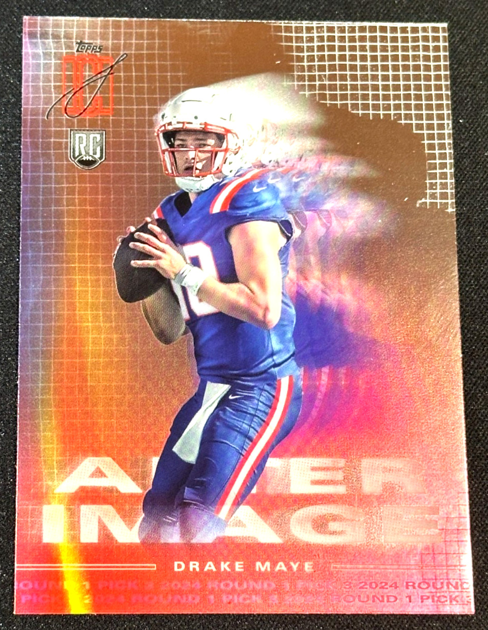 2024 Topps Signature Class - Drake Maye RC After Image #AI-8 Patriots