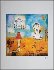 Yoshitomo Nara People On 65x50 CM Lithographie Art Limitée #85/300