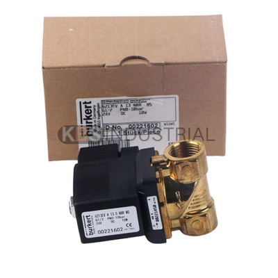 New Burkert 00221602 6213EV G1/2 24V Solenoid Valve Fast Shipping