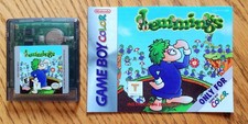 Lemmings (Nintendo Game Boy Color) Authentic Cartridge  with Manual
