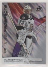 2019-20 Upper Deck SP Game Used CHL Edition /73 Matthew Welsh #32 04yf