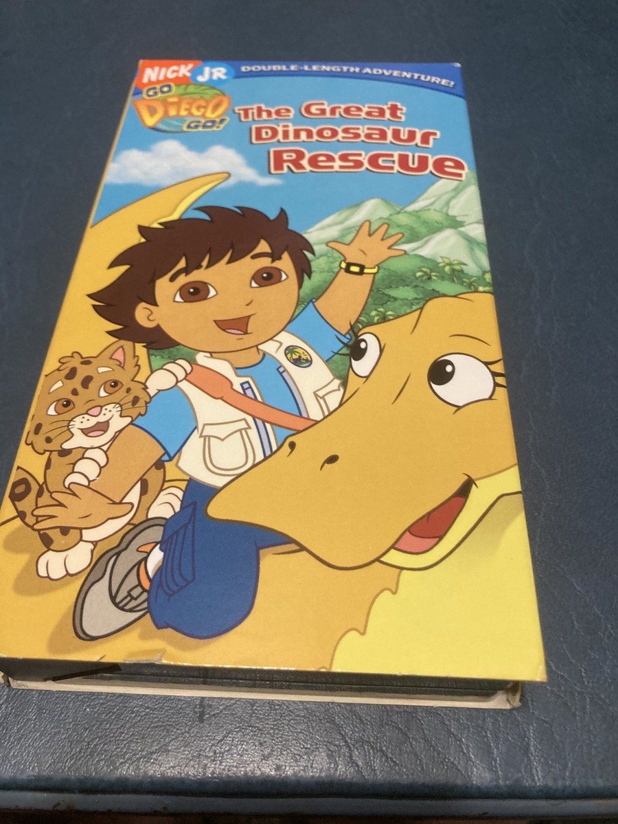 Go Diego Go The Great Dinosaur Rescue VHS 2006 Nick Jr Double