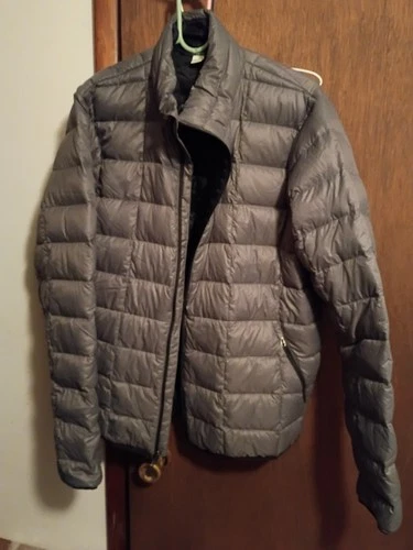 REI Co-op Down Jacket Black Mens XL 650-Fill Puffer Full Zip Lightweight 154167 video thumbnail