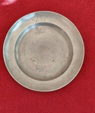 Uralter Zinnteller Von 1748