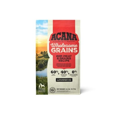 ACANA Wholesome Grains Dry Dog Food Red Meat & Grains Beef Pork & Lamb Recipe...