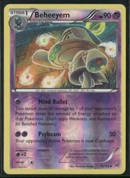 Beheeyem 74/162 Uncommon Reverse Holo XY BREAKthrough Pokemon Card
