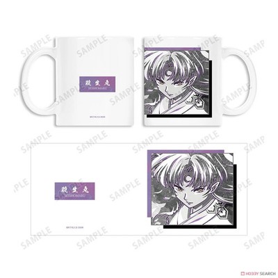 Anime Inuyasha Sesshomaru Ani-Art White Coffee Mug Size 11-15oz