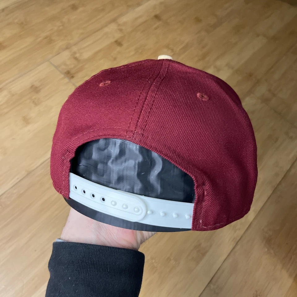 New Era 9FIFTY Alabama Carmesí Marea Bama Usado Para Hombres Snapback Gorra Lana OSFM Foto 4 de 4