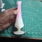 Vintage Fenton Rosaline Pink Glass Vase