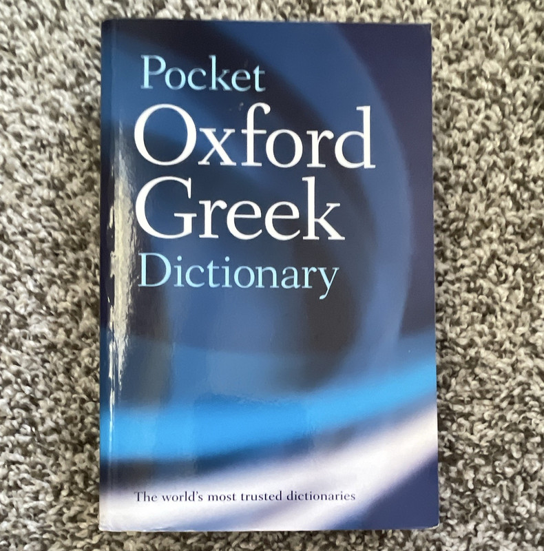Oxford Pocket Greek-English Bilingual Dictionary Paperback (Like New)