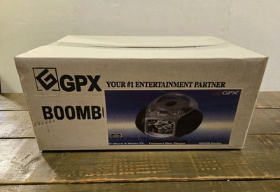 GPX TVB544 AM/FM CD TV UHF VL VH Portable Boombox Stereo Radio Open Box