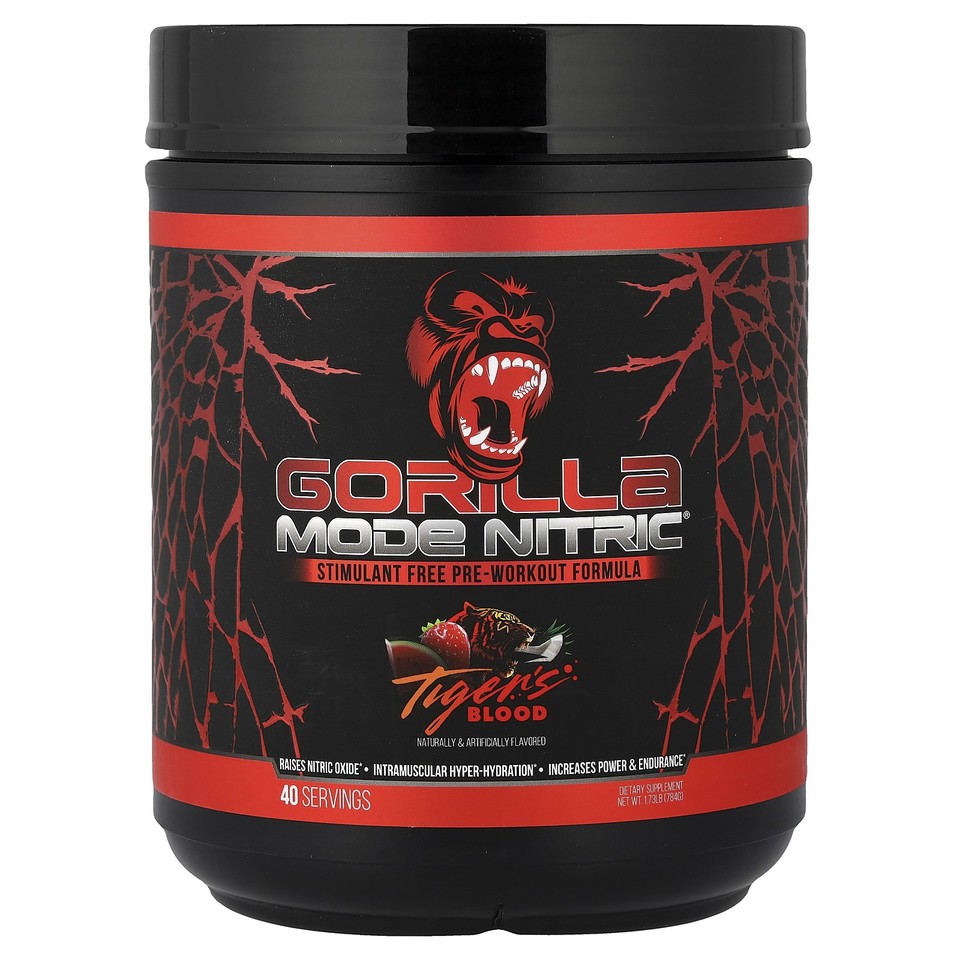 Mode Nitric®, Stimulant Free Pre-Workout Formula, Tiger's Blood, 1.73 lb (784 g)