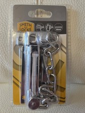 Chrome Plated Door Chain, 155mm Length (Smith & Locke) New  Unopened 